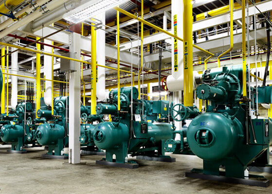 Compressor room installed at the Unilever Tennessee plant