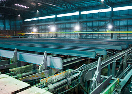 Water treatment facility at the Steel Dynamics production facility