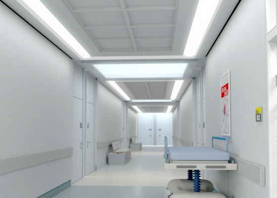 Hallway of hospital room