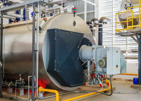 Close up view of the mechanical work completed at St. Vincent's Medical Center