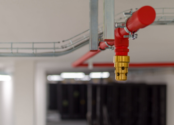 Ceiling fire protection equipment
