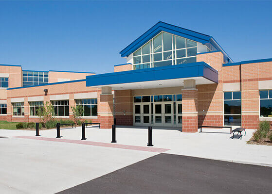 Entrance of the Hamilton South Junior High