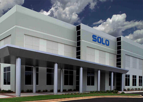 Exterior view of the Solo cup facility in Social Circle Georgia