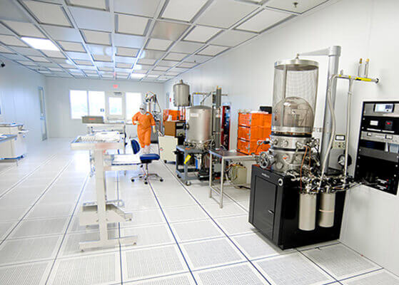 Interior view of a room in at the Purdue Birck Nanotechnology center